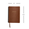 KJV Large Print Thinline Bible (Value Edition)-Brown LeatherTouch