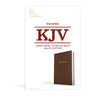 KJV Large Print Thinline Bible (Value Edition)-Brown LeatherTouch