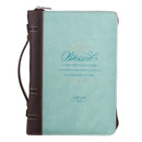 Blessed Is She Turquoise Luxleather
