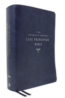 NIV Charles F. Stanley Life Principles Bible (2nd Edition) (Comfort Print)-Blue Leathersoft