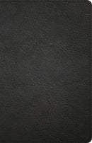 NASB 2020 Large Print Personal Size Reference Bible-Black Genuine Leather Indexed