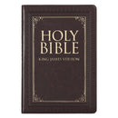 Large Print Thinline Bible - Brown