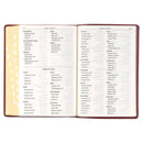 KJV Bijbel Grote Print burgendy