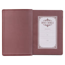 KJV Bijbel Grote Print burgendy