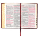 KJV Bijbel Grote Print burgendy
