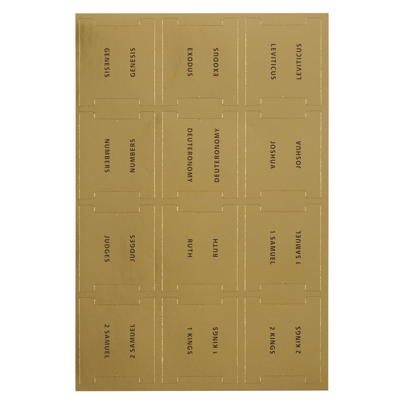 Bible Tabs for Gold Gilt-edged Bibles