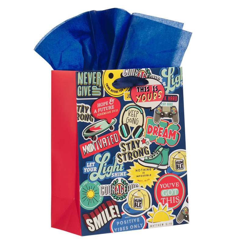 Stay Strong Kid Medium Gift Bag