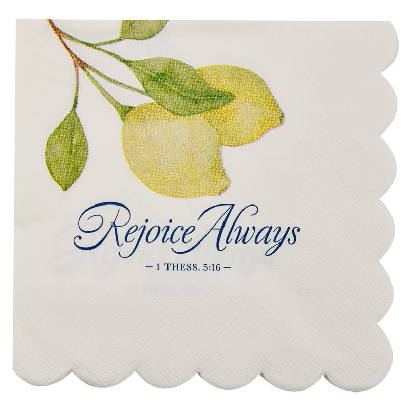 Rejoice Always Lemon  - 1 Thess 5:16