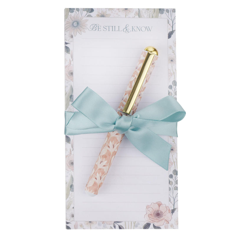 Be Still Ps. 46:10 Magnetic Notepad w/pen