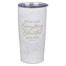 Everything Beautiful Ecc. 3:11 Tumbler SS Ivory
