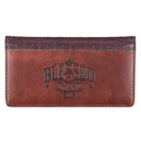 Blessed Man Jer. 17:7 Card Wallet Brown Two-tone