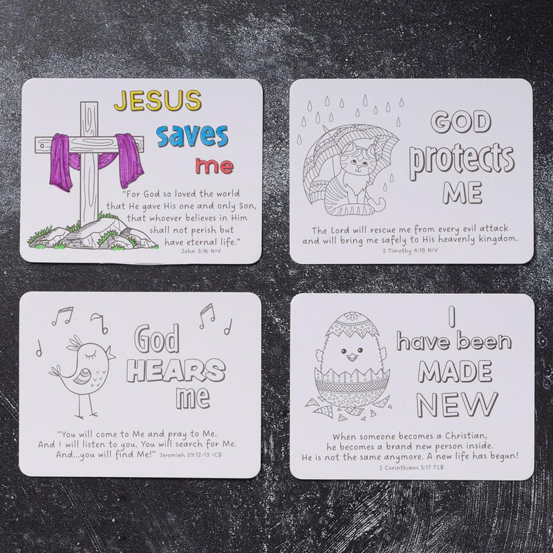 Jesus Loves Me Coloring Cards Boxed