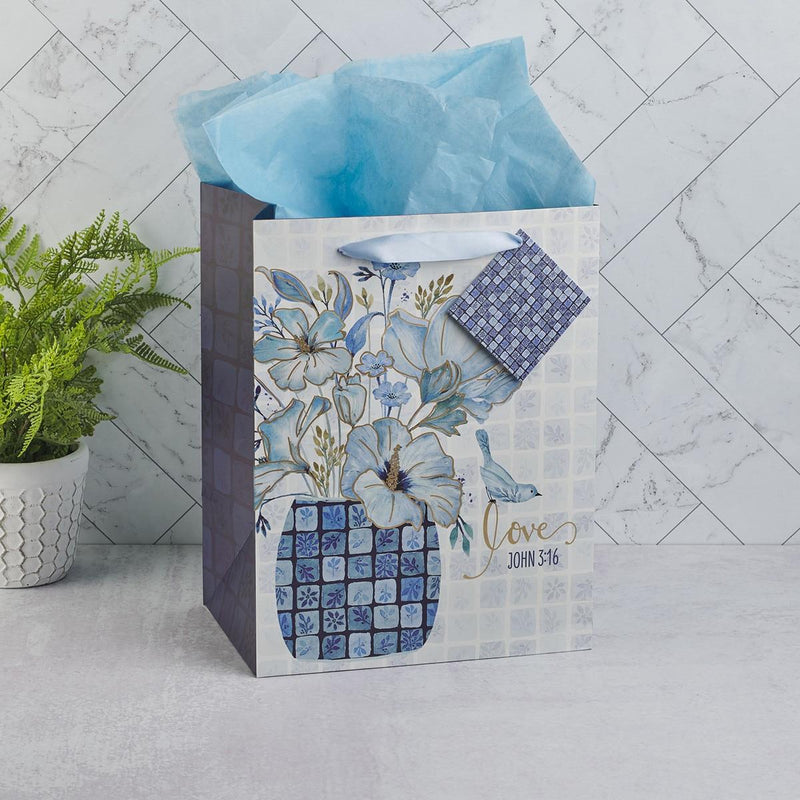 Love John 3:16 Gift Bag LG Portrait
