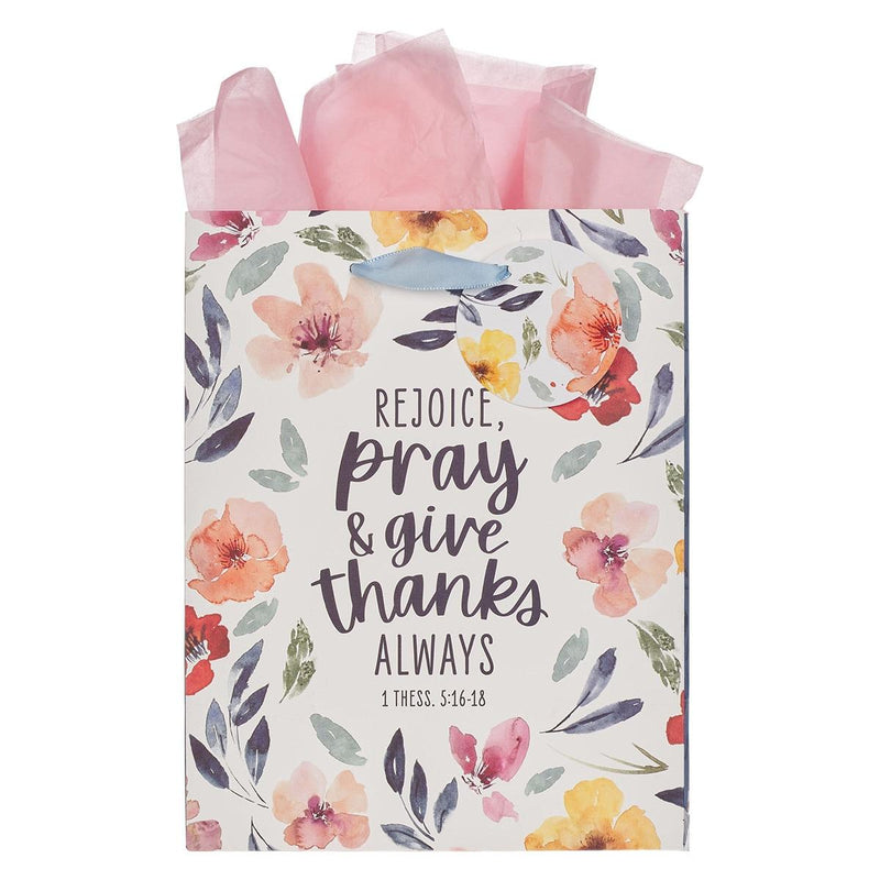 Rejoice Always 1 Thess. 5:16-18 Gift Bag MD