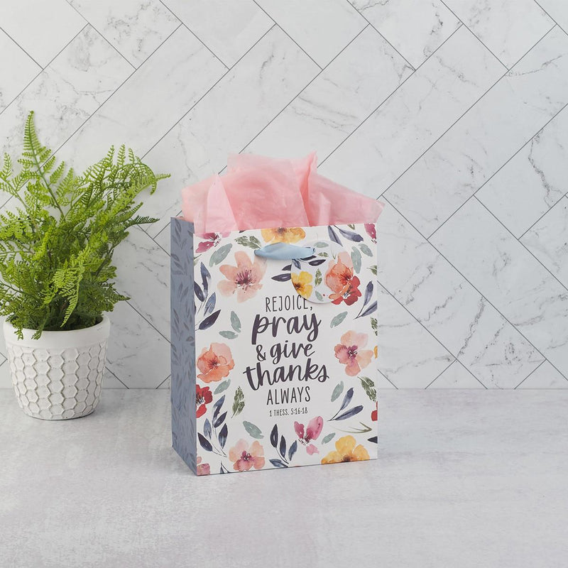 Rejoice Always 1 Thess. 5:16-18 Gift Bag MD
