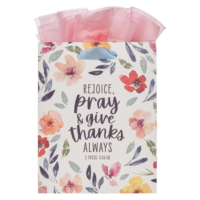 Rejoice Always 1 Thess. 5:16-18 Gift Bag MD
