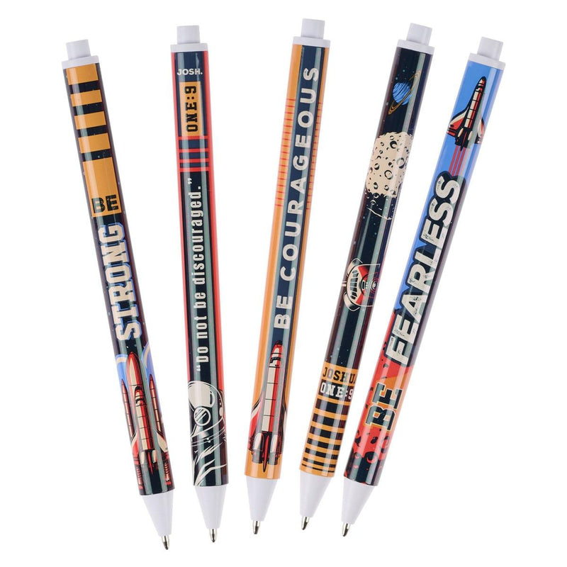 Be Strong and Courageous Pen Set 5 pc