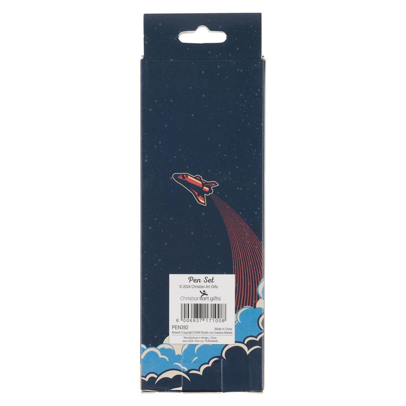 Be Strong and Courageous Pen Set 5 pc