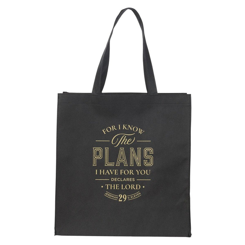 Plans Jer. 29:11 Tote bag Black