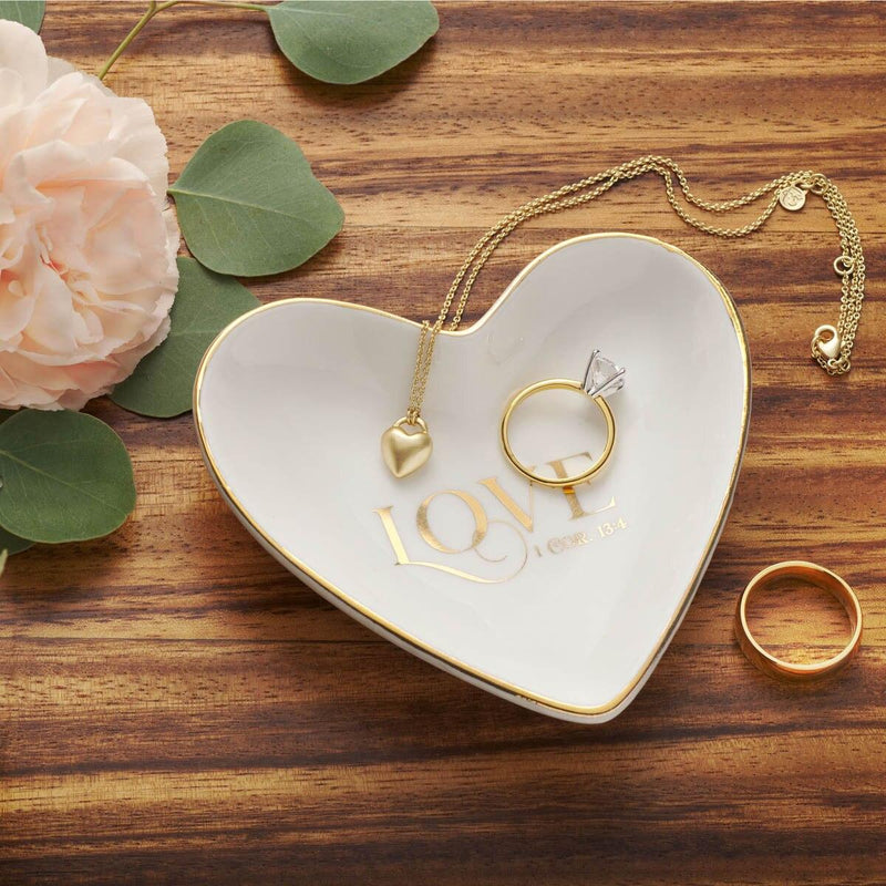 Love Heart Love 1 Cor. 13:4 Trinket Tray