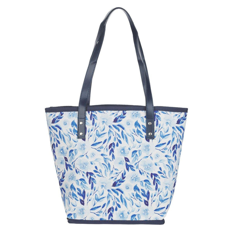 Trust Prov. 3:5 Tote Bag Blue Floral
