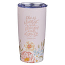 Strength & Dignity Prov. 31:25 Tumbler SS Pink