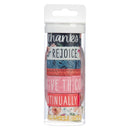 Rejoice Always 1 Thess. 5:16-18 Washi Tape Set 8pc