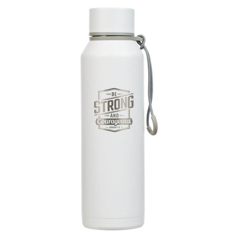 Be Strong and Courageous Water Bottle SS