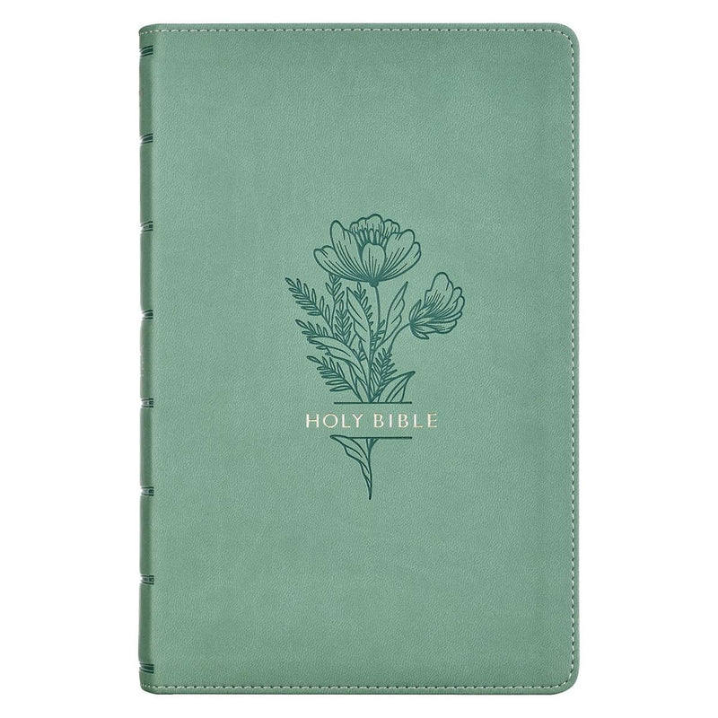 KJV Bible Giant Print Standard-size Faux Leather, Teal