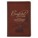 Devotional Comforted by God Faux Leather