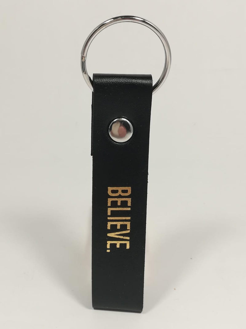 Believe keyring Fauxleather