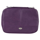 Ichthus Badge Bible Cover Organizer Two-fold Warm Purple w