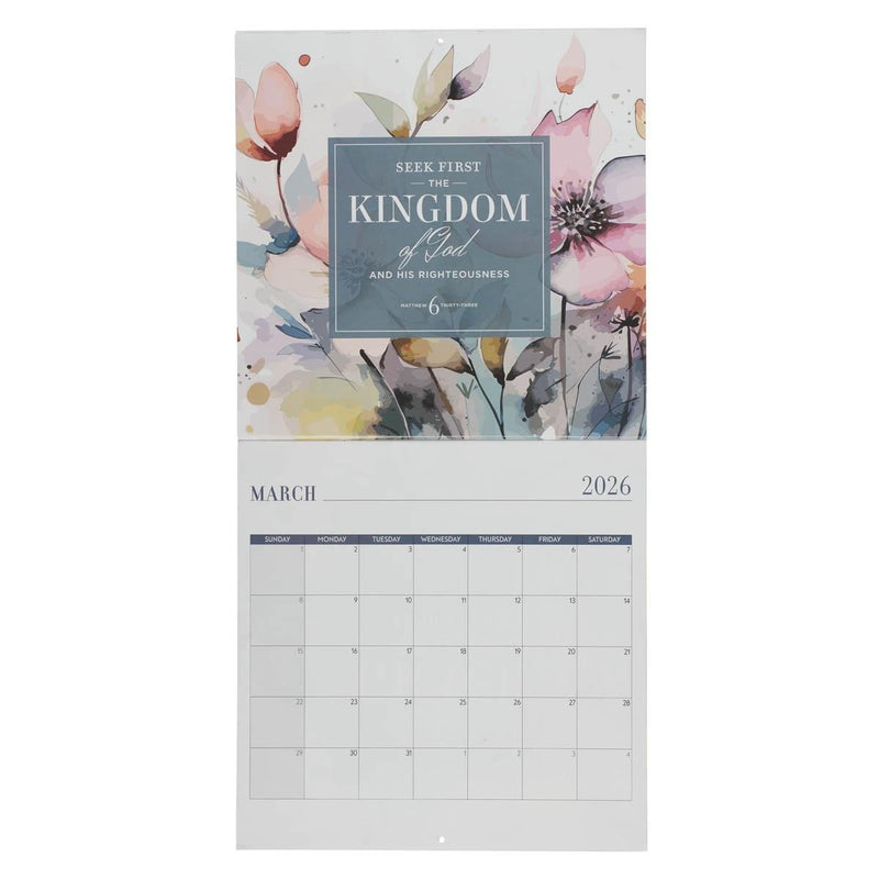 2026 Calendar Lg For I Know the Plans Jer. 29:11