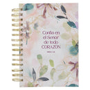 Confa en el Seor Prov. 3:5 Journal Spiral-bound Floral