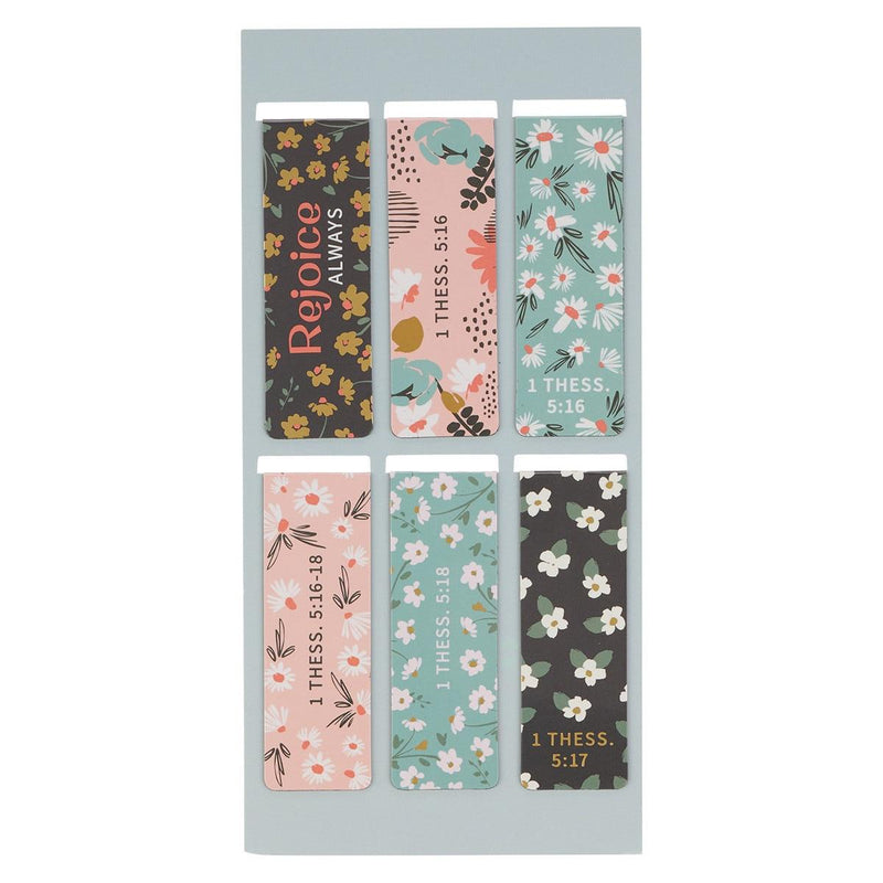 Be Joyful Always Magnetic Bookmark Set