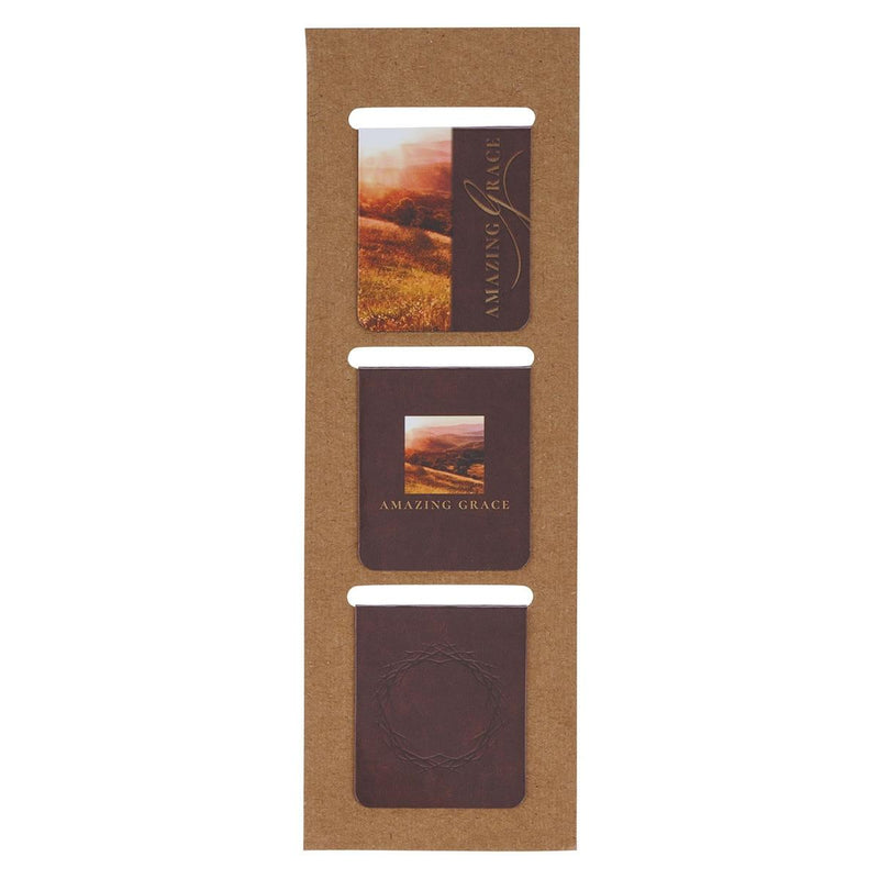 Crown of Thorns/Amazing Grace Isa. 53:5 Magnetic Bookmark Set