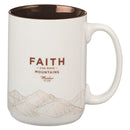 Mug White Faith Mountains Matt. 17:20