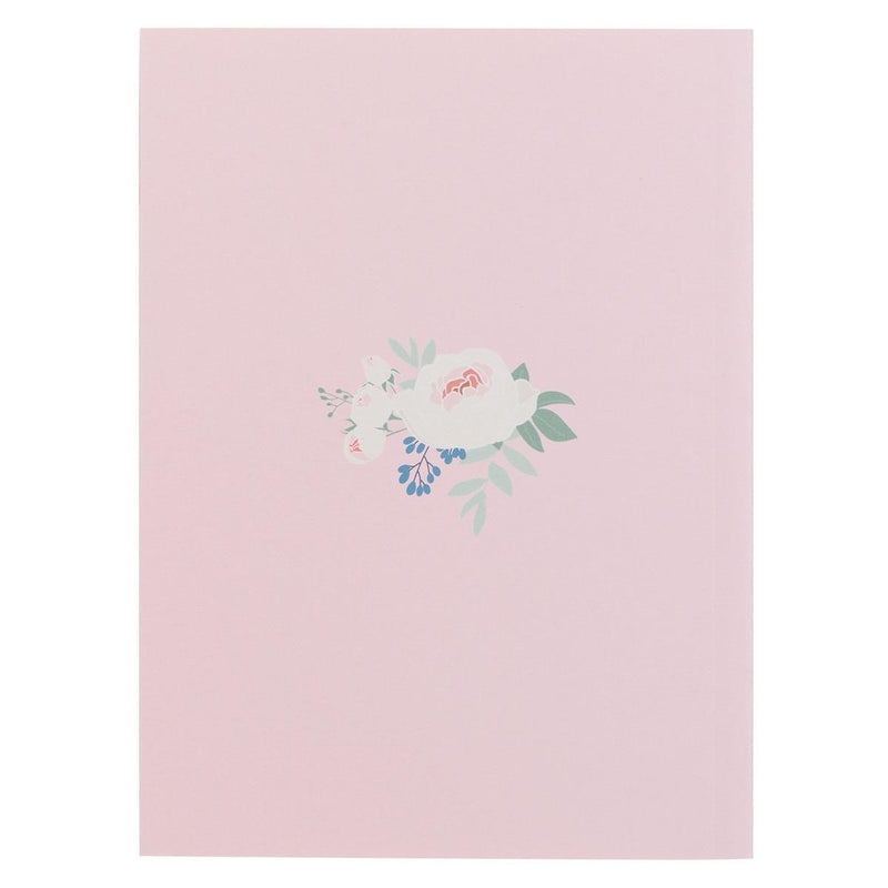 Trust in the Lord Prov. 3:5 Notebook Bound Pink Floral