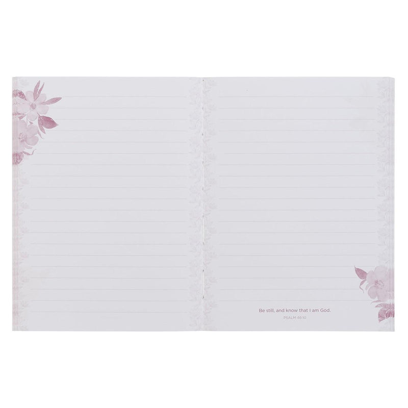 Be Still & Know Ps. 46:10 Notebook Bound Pink
