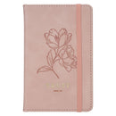 Trust Prov. 3:5 Small Notebook with Elastic Closure Faux Hardcover Pink