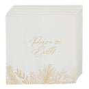 Lunch Napkins Paper 12pc Peace on Earth