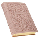 KJV Bible Giant Print Full-size Faux Leather, Blush Pink