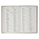 KJV Bible Gift Edition Faux Leather Taupe