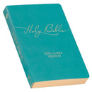 KJV Bible Gift Faux Leather, Teal
