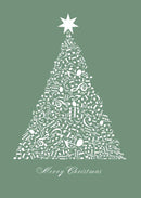 Tree of notes Christmas card
