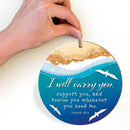 Footprints Christian Hanging Decoration