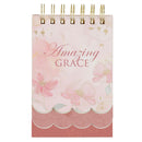 Amazing Grace Spiral Notepad SM Pink