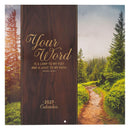 Your Word Is A Lamp To My Feet Ps. 119:105 2027 Calendar LG