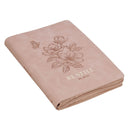 Be Still Journal Classic Zip Pink