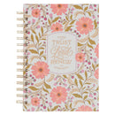 Those Who Trust In The Lord Isa. 40:31 Journal Spiral Coral Floral